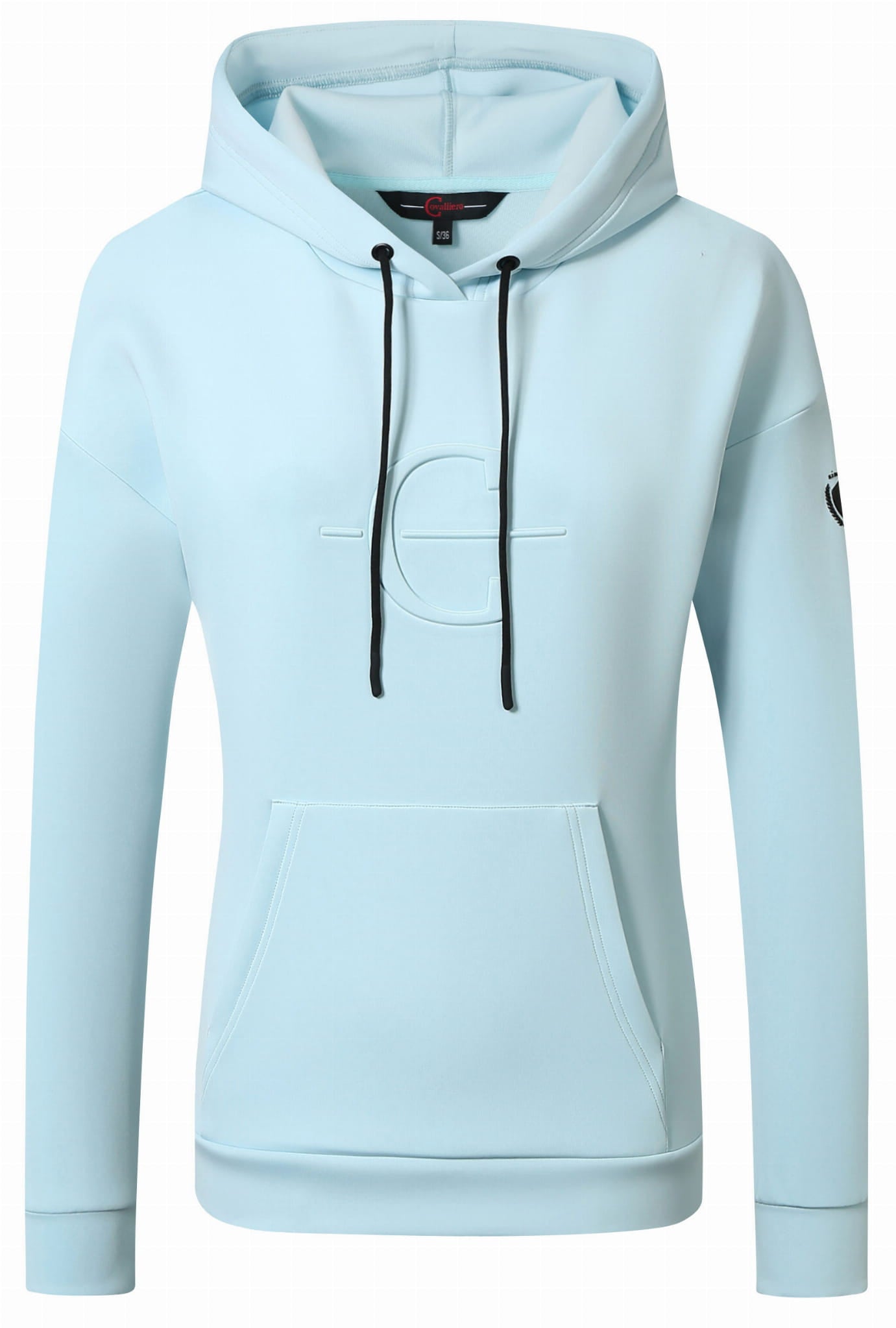 Bluza dziecięca z kapturem i kieszenią kangurką Covalliero S/S 2024 - Cavalo